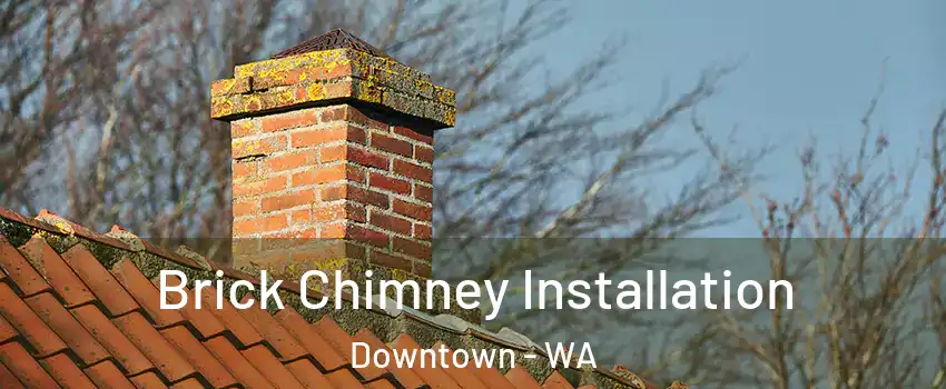 Brick Chimney Installation Downtown - WA