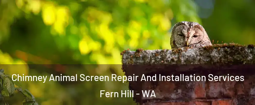 Chimney Animal Screen Repair And Installation Services Fern Hill - WA