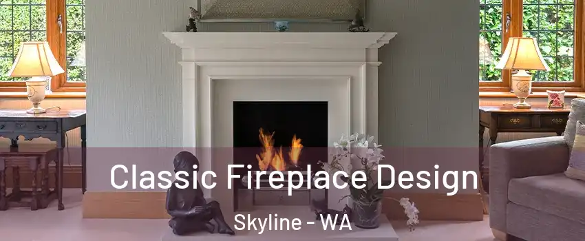 Classic Fireplace Design Skyline - WA