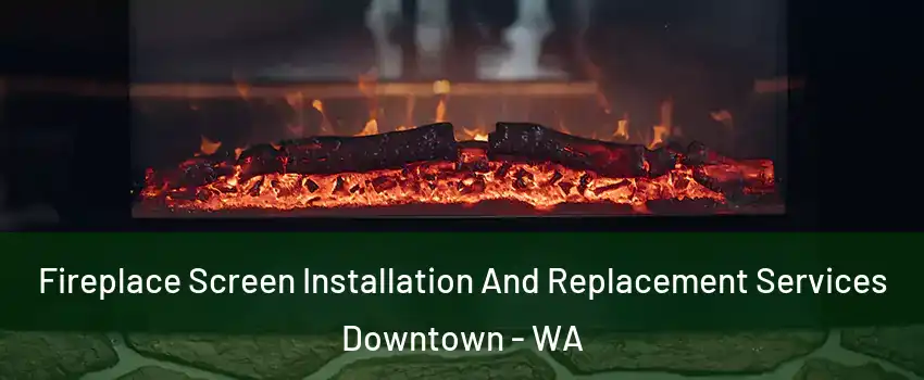 Fireplace Screen Installation And Replacement Services Downtown - WA
