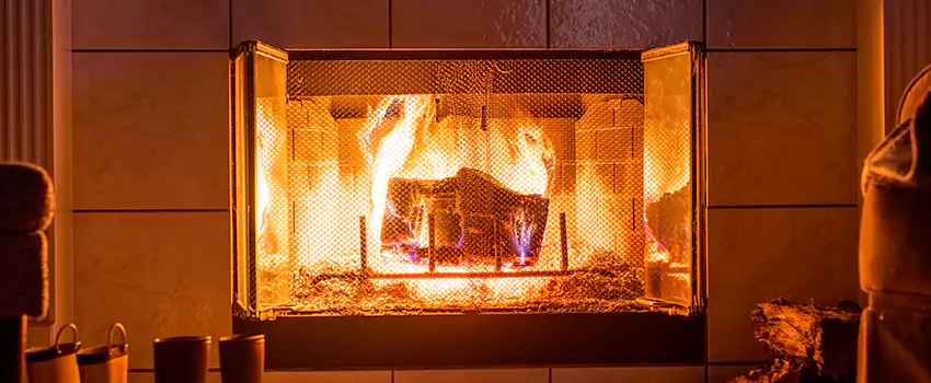 Mendota Hearth Landscape Fireplace Installation in West End, Washington