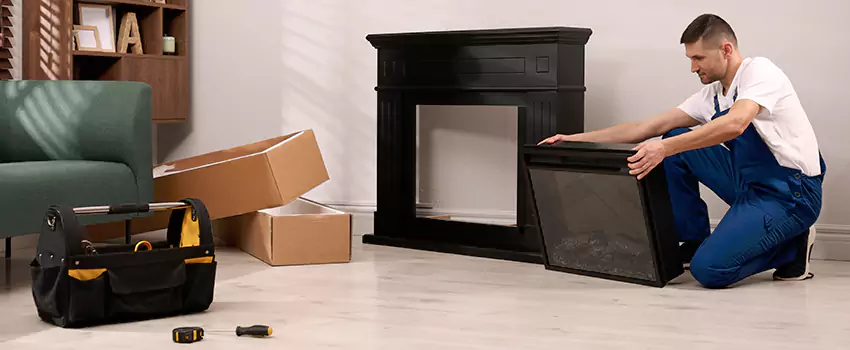 Old Rusted Metal Fireplace Repair And Replacement in West End, WA