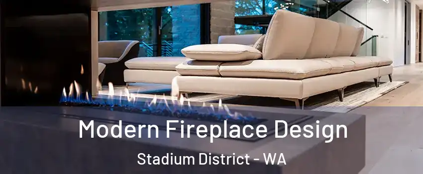 Modern Fireplace Design Stadium District - WA